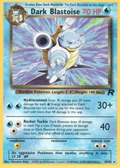 Dark Blastoise - 20/82 - Rare - Unlimited Edition